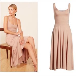 Reformation Rou Dress Blush Pink Size XS